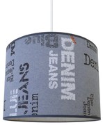 Csillár zsinóron JEANS 1xE27/60W/230V