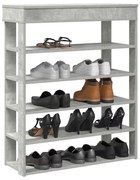 beton tölgy szerelt fa cipőtartó 80x30x98 cm