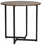 Alto II kerek étkezőasztal rusztikus barna 80 cm