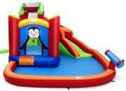 Pingvines felfújható vízicsúszda