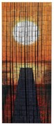 Narancssárga bambusz függöny ajtóra 200x90 cm Sunset - Maximex