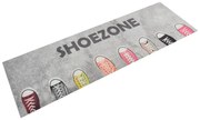mosható shoezone feliratos bársony konyhaszőnyeg 60x180 cm