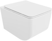 Mexen Vera Rimless WC csésze lassan záródó slim duroplast üléssel, fehér - 30164000