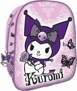Hello Kitty Kuromi Purple hátizsák, táska 26 cm