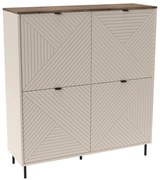 EYCO 4D szekrény, világos bézs