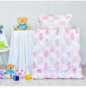 EMI felhős rózsaszín gyerek ágyneműhuzat