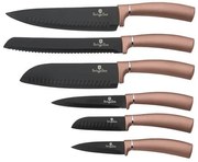 BerlingerHaus 6 részes késkészlet Metallic Line Rose Gold Edition  BH/2543N