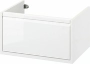 Ikea Angsjon Mosdószekrény fiókkal, fényes fehér, 60x48x33 cm