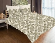 Szatén ágyneműhuzat 140x200 glamour arany ekrü