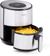 Klarstein Crisp-Pro, forrólevegős fritőz, 1500 W, 4.3 l, rozsdamentes acél