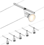 Paulmann 94442 - 5x GU5,3/10W SALT spotlámpa, matt króm, 230V