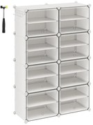 BOXIFY moduláris polc rekeszekkel, fehér