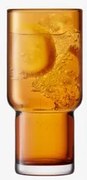 Vysoké sklenice Utility 390 ml, jantarová, 2ks - LSA international