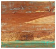 négyszögű tömör újrahasznosított fa asztallap 70x80 cm 25-27 mm