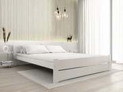 IKAROS DOUBLE ágy 120 x 200 cm, fehér Ágyrács: Léces ágyrács, Matrac: Deluxe 10 cm matrac