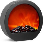 LED Karácsonyi dekoráció 7xLED/230V/4xAA kandalló