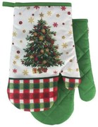 Konyhai kesztyű Karácsonyfa 2 db TiaHome