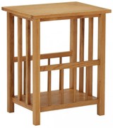 tömör tölgyfa magazinasztal 45 x 35 x 55 cm