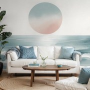 Fotótapéta - Nap a tenger felett (147x102 cm)