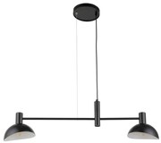 Csillár zsinóron ARTIS 2xE14/40W/230V fekete