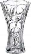 Kristály váza Bohemia Pinwheel 25cm Csiszolt Nagy Virág Ajándék