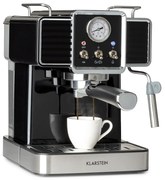 Klarstein Gusto Classico, eszpresszógép, 1350 W, 20 bar, 1,5 l, rozsdamentes acél