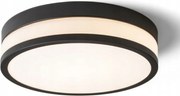 Rendl Cira Led 35 Led mennyezeti lámpa, opálüveg/fekete, 24W, IP44, 3000