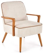 Abuelo fotel, bézs / dió