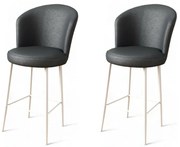Uras Anthracite and White bárszék szett, 2 db, 2 db