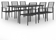 7 részes kerti étkezőgarnitúra