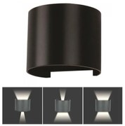 LED Kültéri fali lámpa LED/6W/230V 3000K IP65 fekete