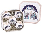 Papír karácsonyfadísz készlet 5 db-os ø 7,5 cm Magi Memory – Casa Selección