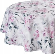 Abrosz dekoratív vízálló kerek Garden 150x150 Eurofirany fehér