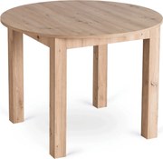 Kihúzható étkezőasztal 102–142 cm méretben, artisan tölgy színben HARRY