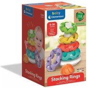 Színes piramis Stacking Rings építőjáték 5 db-os Clementoni
