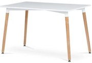 Autronic Étkezőasztal 120x74 cm MDF matt fehér DT-304 WT