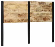 tömör fa mangó és vas fejtámla 140 cm