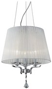 Ideal Lux - Csillár zsinóron PEGASO 3xE14/28W/230V átm. 40 cm fényezett króm