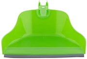 Szemeteslapát, gumiéllel, BONUS Handrix HACCP, zöld (KHT1200)