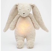 Moonie - Snuggle buddy dallammal és világítással nyuszi 2.0 organic homokos