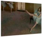Üveg kép - Edgar Degas, Before the Ballet, reprodukciók (70x50 cm)