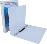 Gyűrűs könyv, panorámás, 4 gyűrű, D alakú, 37 mm, A4, PP, DONAU, fehér (D278816FE)