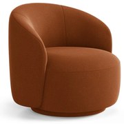 Téglavörös forgó fotel Letizia – Micadoni