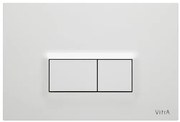 Flush plate VitrA Loop R white high gloss 740-0600
