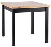 Flip étkezőasztal, kézműves tölgy / fekete