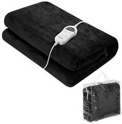 monzana® Fleece fűthető takaró - antracit