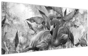 Kép - Flamingók graffiti (120x50 cm)