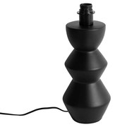 Design asztali lámpa fekete kerámia 16 cm búra nélkül - Alisia