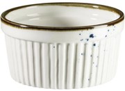 Mäser Pintar White kék pöttyös sütőtál 9 cm