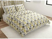 Mikroszálas ágyneműhuzat FEONELLE sárga-szürke Ágyneműhuzat mérete: 70 x 90 cm | 140 x 200 cm